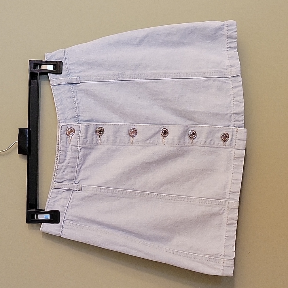 See Curated Box #4 Forever 21 light blue denim mini skirt
